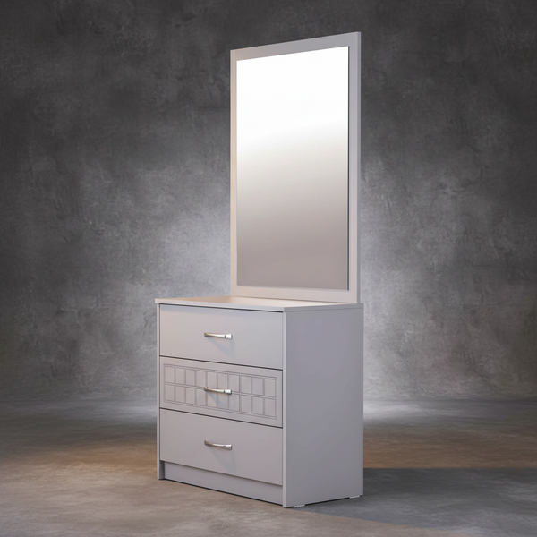 تسريحة غرف نوم مودرن مع مرآة طولية و3 أدراج - DT-101 (SISGRI) - التصفية الشاملة