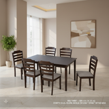 طقم طاولة طعام 6 كراسي RH-7008T + RH-111-2C (1+6)