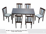 طقم طاولة طعام 6 كراسي RH-7008T + RH-187C