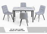 طقم طاولة طعام  4 كراسي DT - 301 + 602