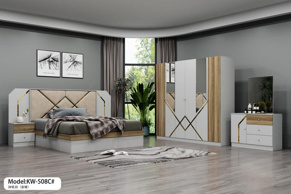 طقم غرفة نوم مودرن كاملة - موديل KW-514# - التصفية الشاملة سلطنة عمان