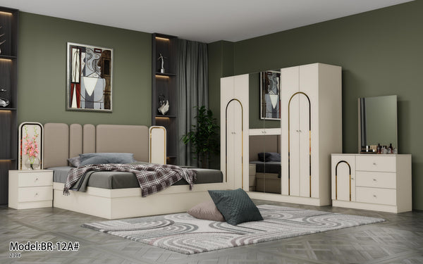 طقم غرفة نوم مودرن كاملة - موديل KW-514# - التصفية الشاملة سلطنة عمان