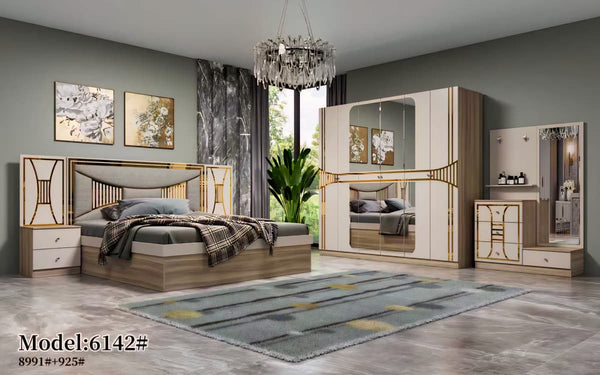 طقم غرفة نوم مودرن كاملة - موديل KW-514# -