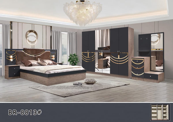 طقم غرفة نوم مودرن كاملة - موديل KW-514# -