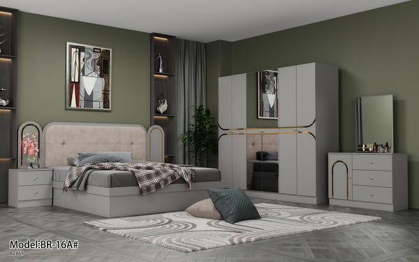 طقم غرفة نوم مودرن كاملة - موديل KW-514# - التصفية الشاملة سلطنة عمان