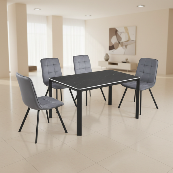طقم طاولة طعام  4 كراسي DT - 301 + 602