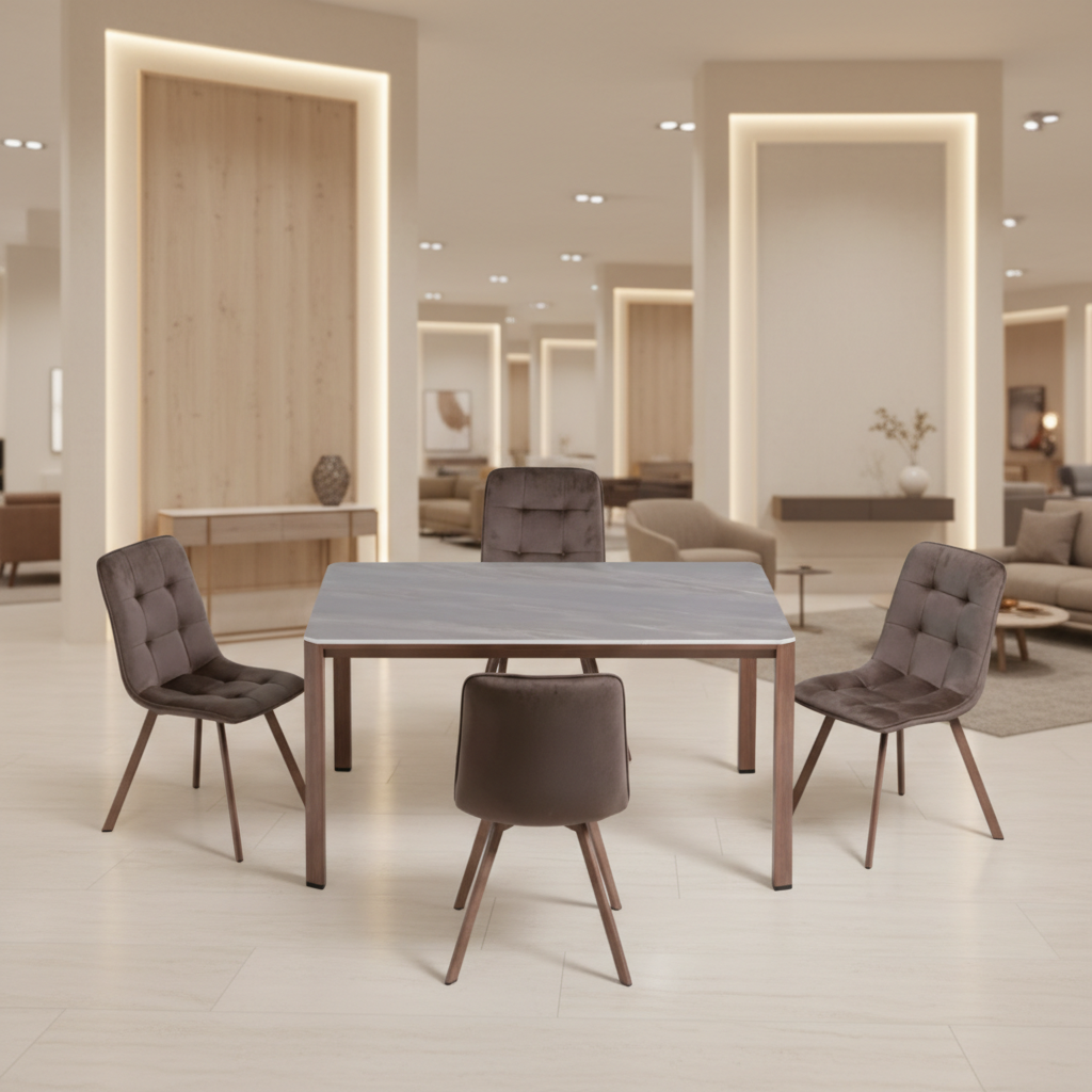 طقم طاولة طعام  4 كراسي DT - 301 + 602