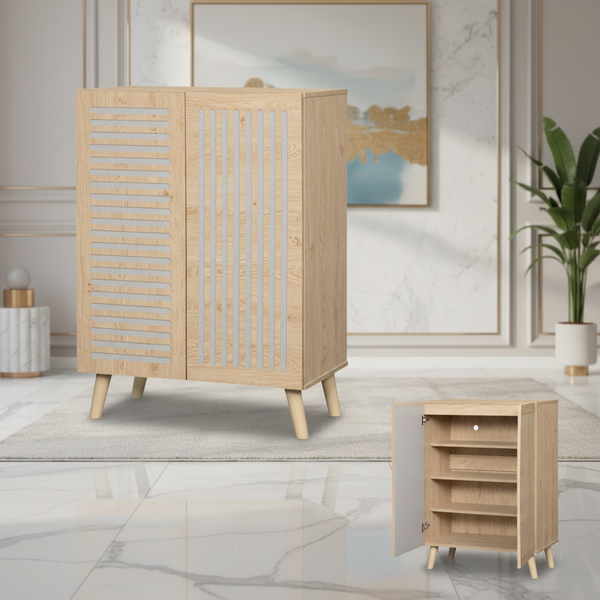 خزانة أحذية خشبية عصرية بتصميم مخطط SR 155 -