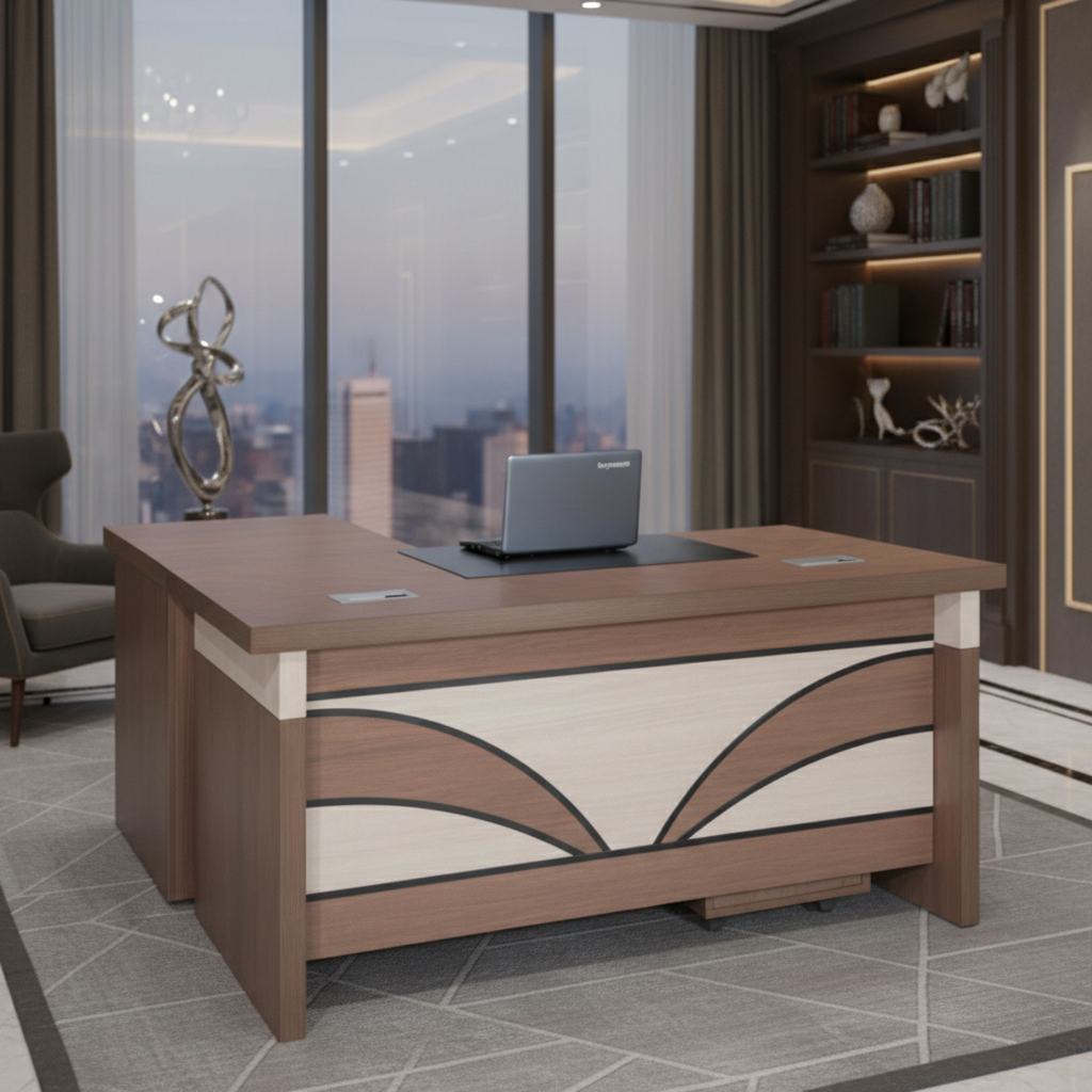 مكتب مديري فاخر بتصميم عصري وأنيق - YF043 (1.8MTR)