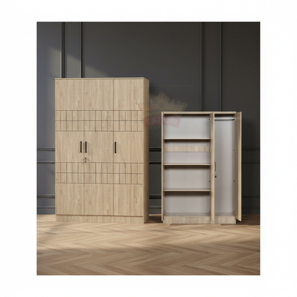 خزانة ملابس 3 أبواب موديل WM-43 VINTAGE ASHEN - التصفية الشاملة