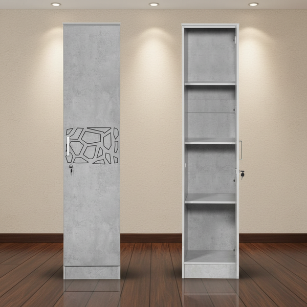 خزانة تخزين عصرية بباب واحد ونمط هندسي مميز - WM-31 (DELIGHT)