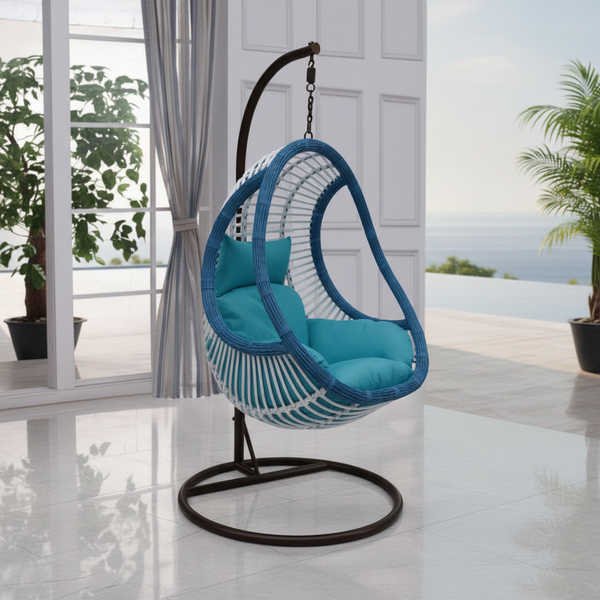 كرسي أرجوحة معلق عصري للحدائق والداخل بتصاميم متنوعة - ID: 866-6095-JH-1019W